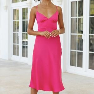 Hello Molly screem queen fuchsia dress size XS